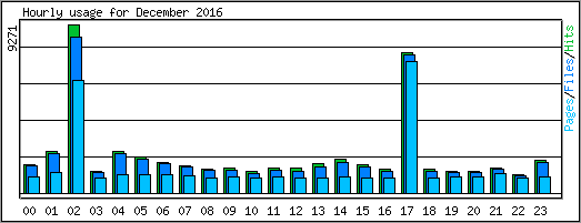 Hourly usage
